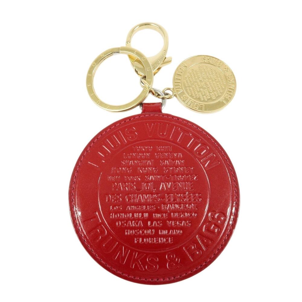 Louis Vuitton Porte Cles Ron Vernis Bag Charm Red